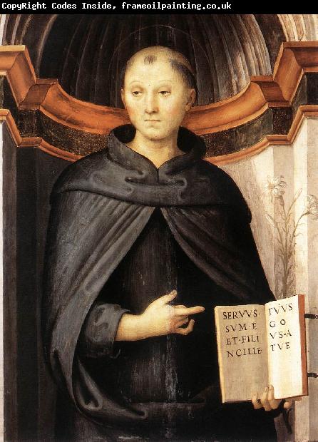 PERUGINO, Pietro St Nicholas of Tolentino a